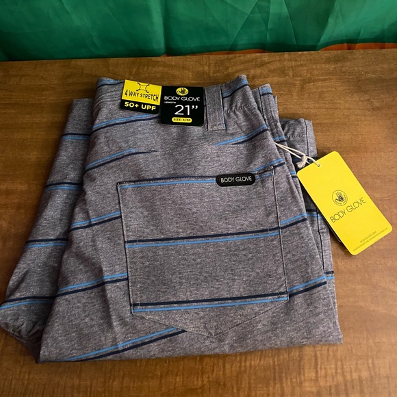 Men´s Body Glove Swimsuit Active 4-way Stretch Boardwalk Shorts S 30" Storm Gray - Picture 2 of 7